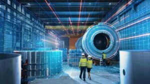 digital iot manufacturing in warehouse